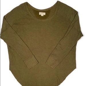 Aritzia Golden Waffle Knit Long Sleeve